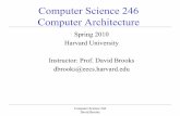 Computer Science 246 Computer Architecture