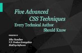 Five Advanced CSS Techniques - MadCap Software