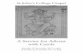 A Service for Advent with Carols - University of Cambridge