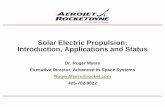 Solar Electric Propulsion: Introduction, Applications and ...