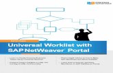 Universal Worklist with SAPNetWeaver Portal