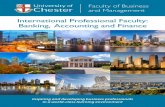 International Professional Faculty: Banking, Accounting ...