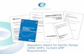 Regulatory Basics for Facility Design (WHO GMP): Current ...