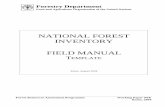 NATIONAL FOREST INVENTORY FIELD MANUAL