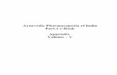 Ayurvedic Pharmacopoeia of India Part-I e-Book Appendix ...