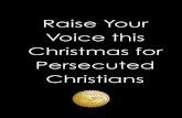 Raise Your Voice this Christmas for Persecuted Christians