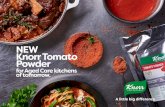NEW Knorr Tomato Powder - Unilever Food Solutions