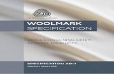 SPECIFICATION AD-1: 2016 - Woolmark