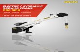 ELECTRIC / HYDRAULIC SERVICE CRANE PSC 3216