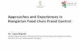 Approaches and Experiences in Hungarian Food Chain Fraud ...