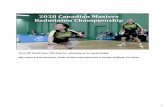 2020 Canadian Masters Badminton Championship