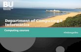 Department of Computing & Informatics - Bournemouth