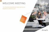 WELCOME MEETING - Amaris Consulting
