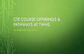CTE Course Offerings & Pathways at TWHS