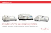 Evolution UV-Vis Spectrophotometers