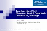 Two-dimensional Fluid Simulation of an RF Capacitively ...
