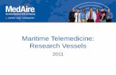 Maritime Telemedicine: Research Vessels