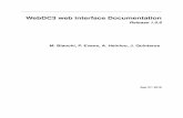 WebDC3 web interface Documentation