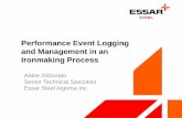 Performance Event Logging and Management in an Ironmaking ...