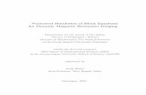 Numerical Simulation of Bloch Equations for Dynamic ...