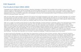 KS3 Spanish Curriculum Intent 2021-2022