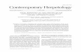 Contemporary Herpetology - University of Kansas