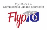 Flyp10 Guide Completing a Judges Scorecard