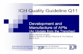 ICH Quality Guideline Q11 - PDA