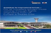 Guidelines for International Arrivals – For all travellers ...