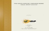 PAN SOUTH AFRICAN LANGUAGE BOARD - PMG