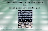 Ab-initio molecular dynamics for High pressureHydrogen