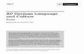 2017 AP German Language and Culture Practice Exam