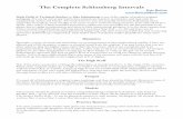 The Complete Schlossberg Intervals