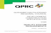 QUALITY SYSTEM REQUIREMENTS - Queanbeyan-Palerang