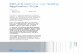 MHL2.0 Compliance Testing Application Note