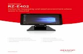 RZ-E402 - RZE402 - Cash Register POS systems - Sharp ...