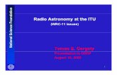 tion a Radio Astronomy at the ITU - Home | National Academies