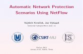 Automatic Network Protection Scenarios Using NetFlow