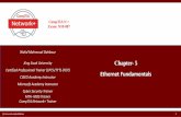 Chapter- 5 Ethernet Fundamentals - KSU