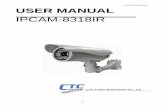 8318IR User Manual USER MANUAL IPCAM-8318IR