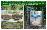 The de compost et fertilisation foliaire
