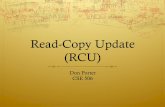 Read-Copy Update (RCU) - Computer Science
