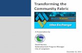 Transforming the Community Fabric - DRCOG
