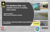 Port Resilience R&D: using available resources for ...