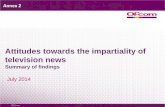 Attitudes towards the impartiality of television news