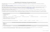 Significant Change Proposal Form