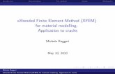 eXtended Finite Element Method (XFEM) for material ...