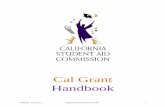 Cal Grant Handbook - CSAC