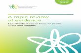 A rapid review of evidence