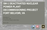 SM-1 DEACTIVATED NUCLEAR POWER PLANT …
